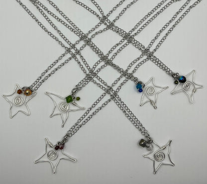 “Funky Stars” - One of a Kind Hand Wire-Wrapped by Funky Fresh Designs