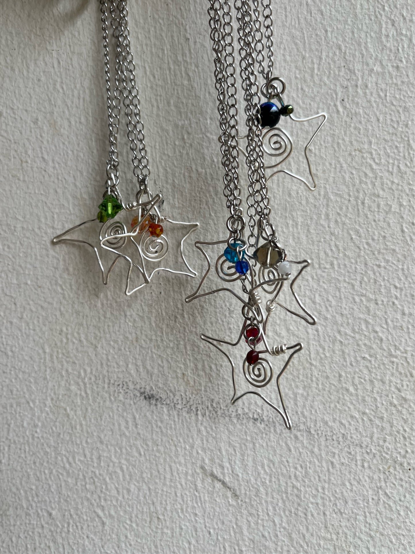 “Funky Stars” - One of a Kind Hand Wire-Wrapped by Funky Fresh Designs